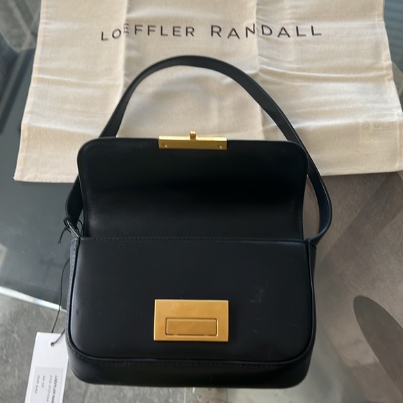 Loeffler Randall x Revolve Stefania Baguette Bag in Black NWT - Picture 11 of 14